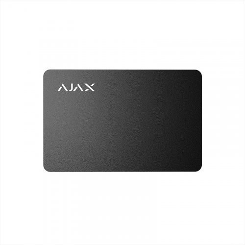 Защищенная бесконтактная карта для клавиатуры Ajax Pass черный (3 шт.)