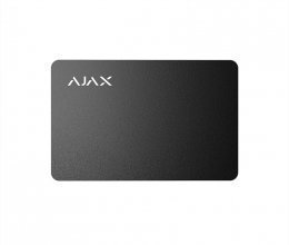 Защищенная бесконтактная карта для клавиатуры Ajax Pass черный