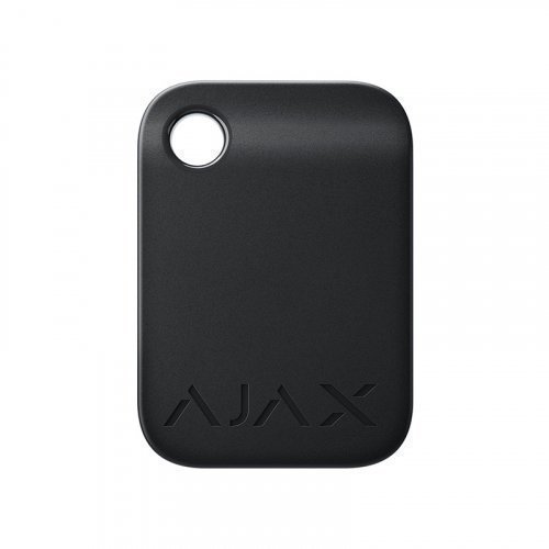 Защищенный бесконтактный брелок для клавиатуры Ajax Tag черный (3 шт.)