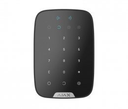 Беспроводная клавиатура с поддержкой бесконтактных карт и брелоков Ajax KeyPad Plus черный