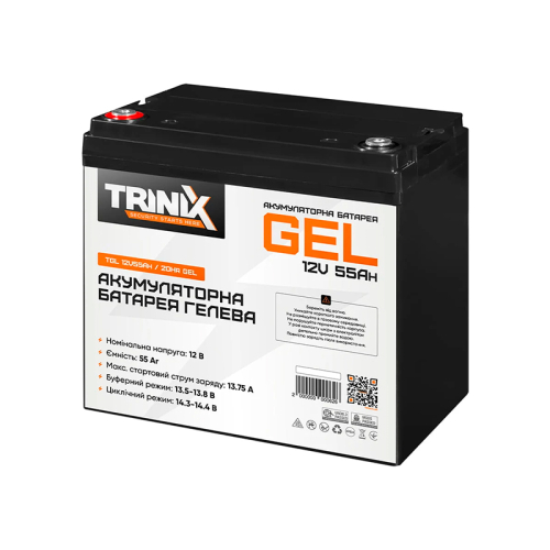 АКБ Trinix TGL12V55Ah/20Hr GEL