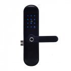Автономний замок TRINIX TRL-5103BTF BLACK Left біометричний врізний