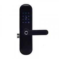 Автономный замок TRINIX TRL-5103BTF BLACK Left биометрический врезной