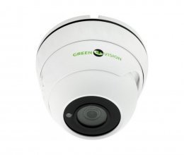 Антивандальная IP камера наблюдения 2Мп Green Vision GV-077-IP-E-DOF20-20 POE