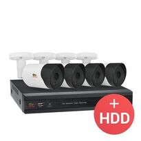 5.0MP Набор для улицы Partizan IP-19 4xCAM + 1xNVR + HDD