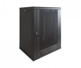 Серверный шкаф 15U, EServer 600х600х773 (Ш*Г*В), стекло, черный