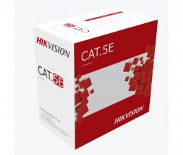 Кабель витая пара Hikvision UTP CAT 5E DS-1LN5EO-UU/E (для внешней прокладки) 