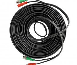 Комбінований кабель Partizan коаксіал+живлення на 40 метрів Super HD