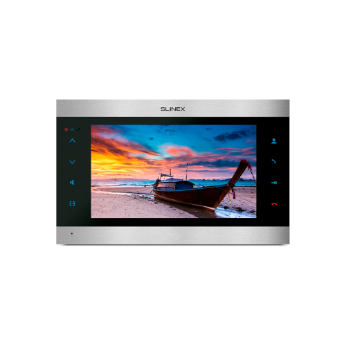 Видеодомофон с WI-FI и переадресацией на смартфон Slinex SL-10IPTHD Silver/Black
