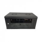 Серверный шкаф 6U, EServer 600х350х370 (Ш*Г*В), стекло, черный