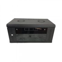 Серверный шкаф 6U, EServer 600х350х370 (Ш*Г*В), стекло, черный