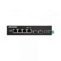 Коммутатор Hikvision DS-3T0506HP-E/HS 4-портовый неуправляемый POE