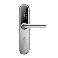 Розумний дверний біометричний замок SEVEN LOCK SL-7768BF silver (врізна частина (252) 6085)