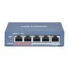 Комутатор Hikvision DS-3E0105P-E(B) 4-портовий некерований POE