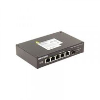 Коммутатор Hikvision DS-3T0306HP-E/HS 4-портовый неуправляемый POE