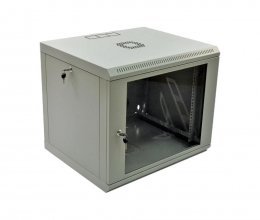 CMS UA-MGSWL95G Шкаф 19" 9U, 600x500x507мм (Ш*Г*В), эконом, акриловое стекло, серый