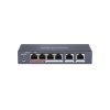 Комутатор Hikvision DS-3E0106P-E/M 4-канальний Ethernet некерований POE