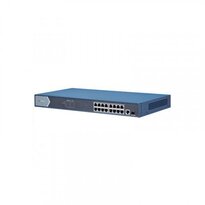 Комутатор Hikvision DS-3E0518P-E 16-портовий гігабітний некерований PoE
