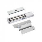 Электромагнитный замок Yli Electronic YM-350 с уголком монтажным Yli Electronic MBK-350ZL