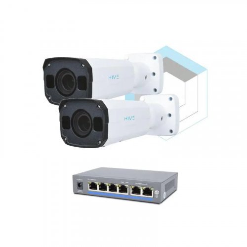 IP Камера Hive UVF Комплект для управления доступом автомобильного транспортана 2 камеры