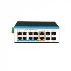PoE коммутатор HongRui HR600-AXGM-SWG2082A4S управляемый 14-портовый гигабит
