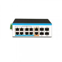 PoE коммутатор HongRui HR600-AXGM-SWG2082A4S управляемый 14-портовый гигабит