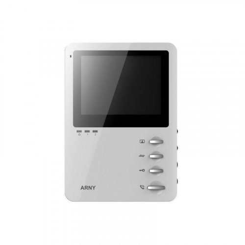 Аналоговый видеодомофон с механическими кнопками ARNY AVD-410 White