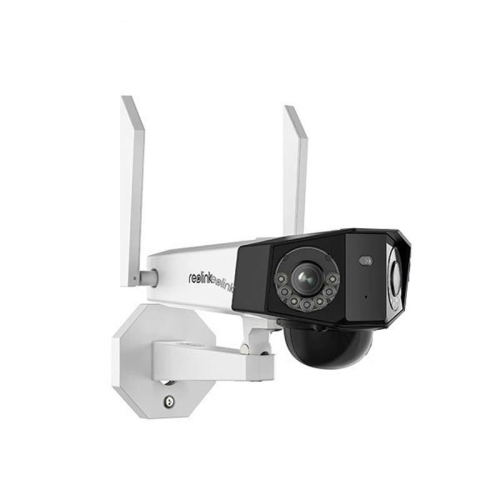 Вулична камера відеоспостереження Reolink Duo 2 WiFi 8Мп з двома об`єктивами та прожекторами, сиреною