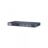 Коммутатор Hikvision DS-3E0526P-E 24-портовый гигабитный неуправляемый PoE