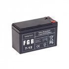 Аккумуляторна батарея FGB 7-12 12V 7Ah AGM