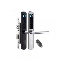 Биометрический замок TTLOCK-SLIM FP ( BLACK/SILVER )