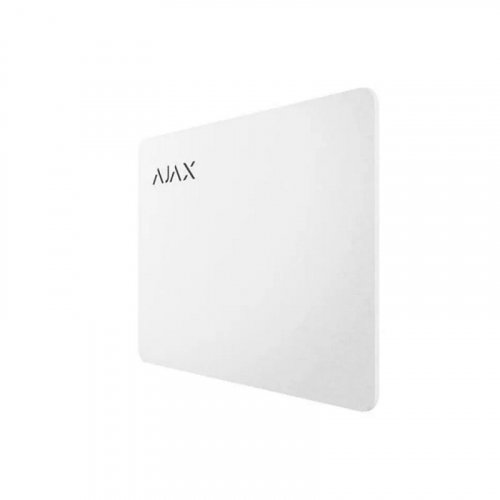 Бесконтактная карта управления Ajax Pass white (100pcs)