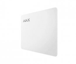 Бесконтактная карта управления Ajax Pass white (100pcs)