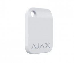 Бесконтактный брелок управления Ajax Tag white (10pcs)
