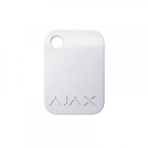 Бесконтактный брелок управления Ajax Tag white (100pcs)