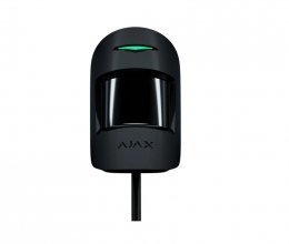 Дротовий датчик руху Ajax MotionProtect Fibra black