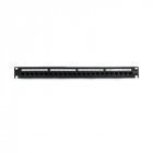 Патч-панель EServer UTP CAT5e, 24 порти 1U 19″ WT-2512-CAT.5E з організатором кабелю