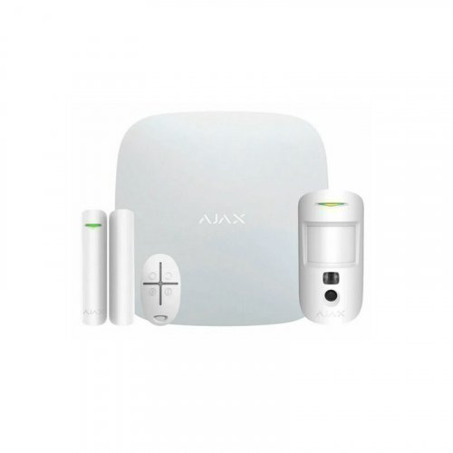Комплект сигнализации Ajax StarterKit Cam (8EU) UA white