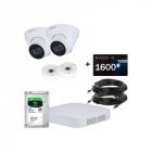 IP комплект видеонаблюдения Dahua IP-2M-2DOM-Lite