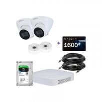 IP комплект видеонаблюдения Dahua IP-2M-2DOM-Lite