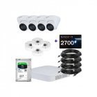 IP комплект видеонаблюдения Dahua IP-4M-4DOM-Lite