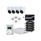 IP комплект видеонаблюдения Dahua IP-4M-4DOM-Pro