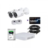 IP комплект видеонаблюдения Dahua IP-2M-2OUT-Lite