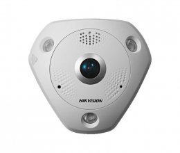 Камера Hikvision DS-2CD63C5G0E-IVS(B) (2мм) 12MP Fisheye с микрофоном IP