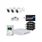 IP комплект відеоспостереження Dahua IP-4M-3OUT-Lite