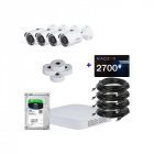 IP комплект видеонаблюдения Dahua IP-4M-4OUT-Lite