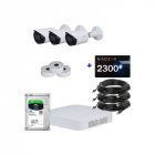 IP комплект відеоспостереження Dahua IP-4M-3OUT-Pro