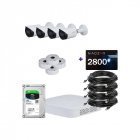 IP комплект видеонаблюдения Dahua IP-4M-4OUT-Pro