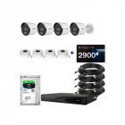 IP комплект видеонаблюдения Hikvision IP-2M-4OUT-Pro