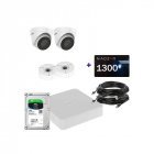 IP комплект видеонаблюдения Hikvision IP-2M-2DOM-Lite
